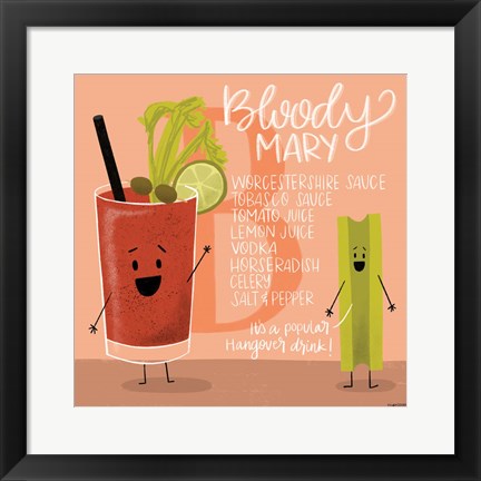 Framed Bloody Mary Print