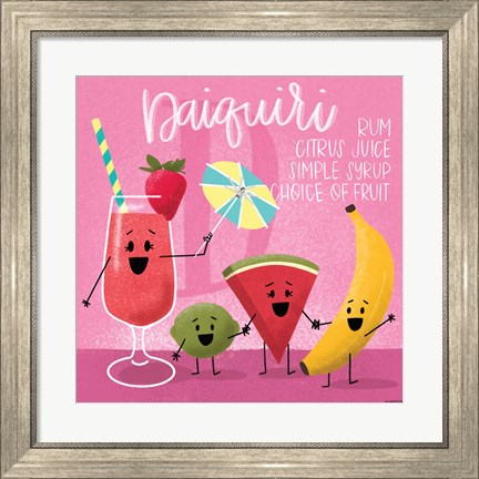 Framed Daiquiri Print