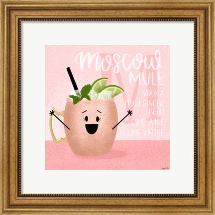 Framed Moscow Mule Print