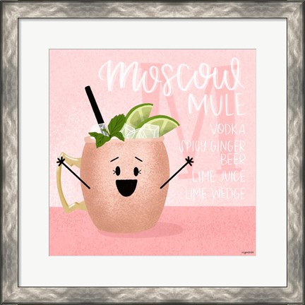 Framed Moscow Mule Print