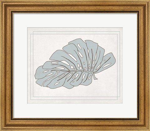 Framed Tropical Monstera I Print