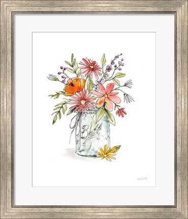 Framed Americana Mood V Summer Print