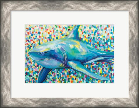 Framed Chatham Shark Print