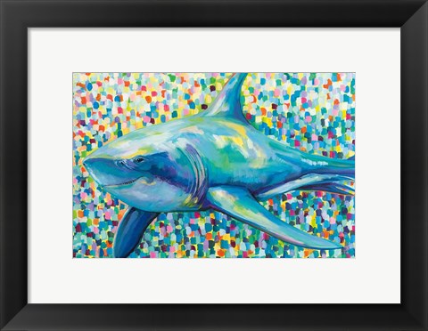 Framed Chatham Shark Print