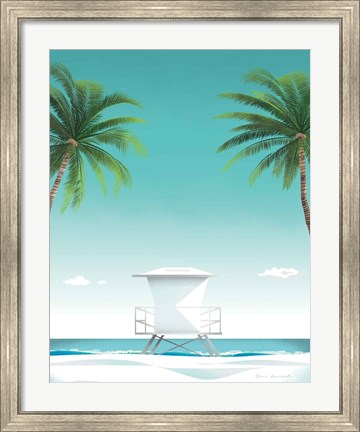 Framed Malibu No Words Print