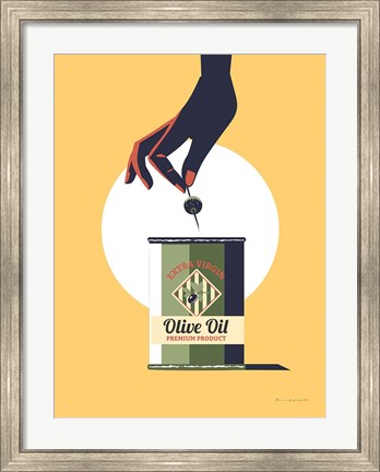 Framed Olive Oil Print