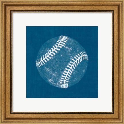 Framed Ball Four Blueprint I Print