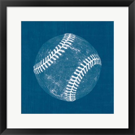 Framed Ball Four Blueprint I Print