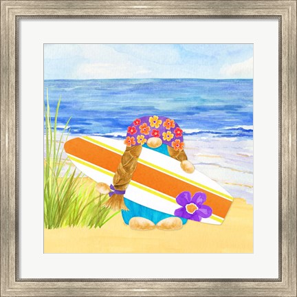 Framed Gnomes of Summer III Print