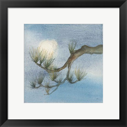 Framed Moon Season Winter Print