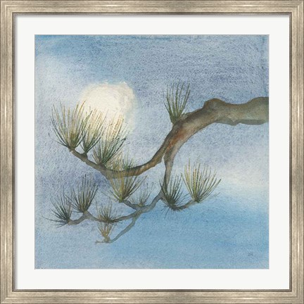 Framed Moon Season Winter Print