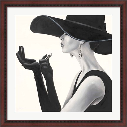 Framed Haute Chapeau II Print