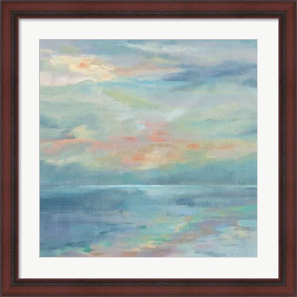 Framed June Morning by the Sea Print