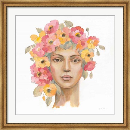 Framed International Woman I Print