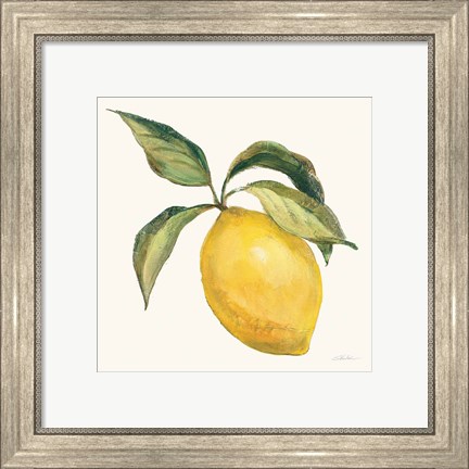 Framed Le Citron on Cream Print