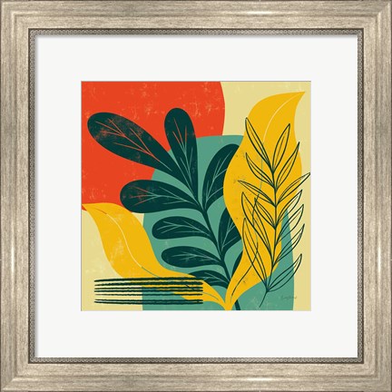 Framed Mid Century Modern III Print