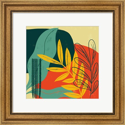 Framed Mid Century Modern II Print