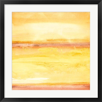 Framed Golden Sands III Print