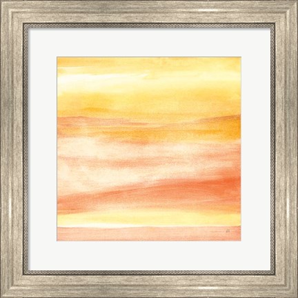 Framed Golden Sands II Print