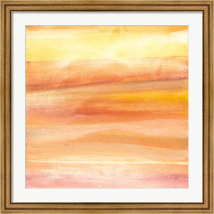 Framed Golden Sands I Print