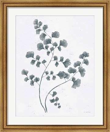 Framed Soft Summer Sketches IV Blue Print