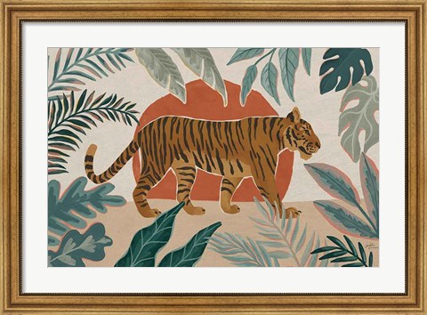 Framed Big Cat Beauty I Print