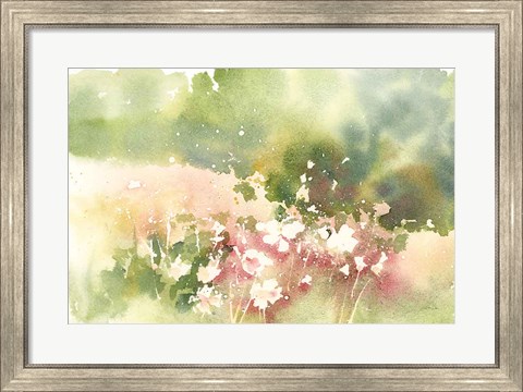 Framed Floral Field Print