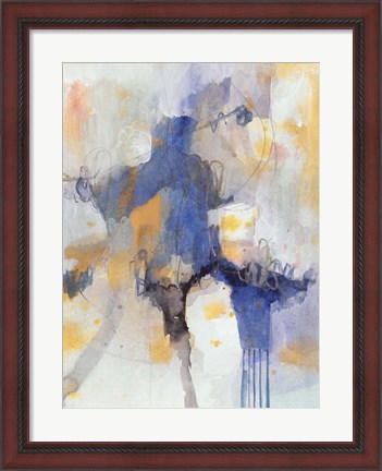 Framed Watercolor Tatter II Print