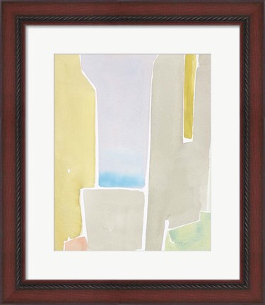 Framed Pastels to the Sea I Print