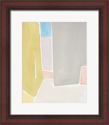 Framed Pastels to the Sea II Print