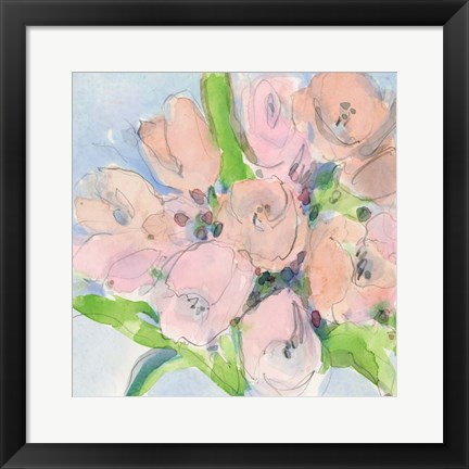 Framed Tulip Bouquet I Print