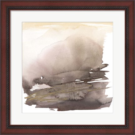 Framed Plum Horizon II Print