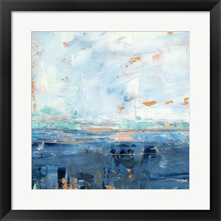 Framed Serene Seascape II Print