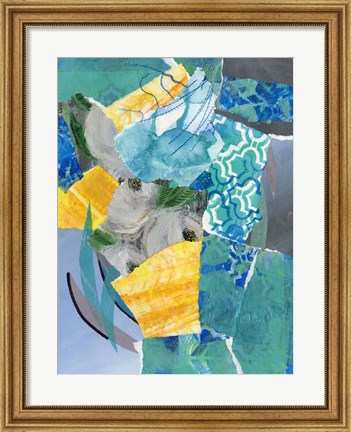 Framed Reclaimed Collage III Print