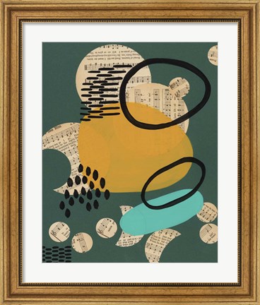 Framed Contemporary Configuration II Print