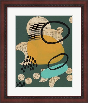 Framed Contemporary Configuration II Print