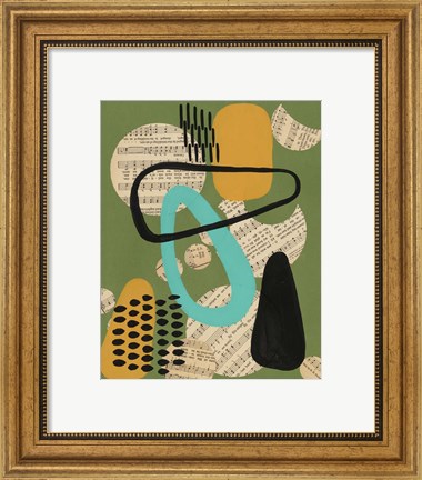 Framed Contemporary Configuration III Print