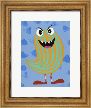 Framed Happy Creatures IX Print