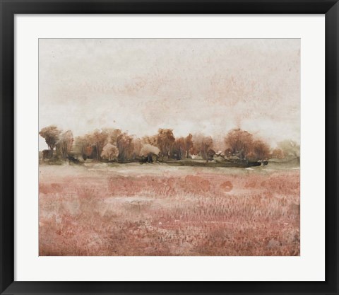 Framed Red Soil I Print