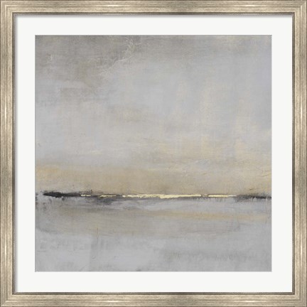 Framed Horizontal Flow II Print