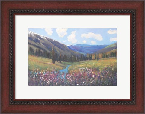 Framed Mountain Pass II Print