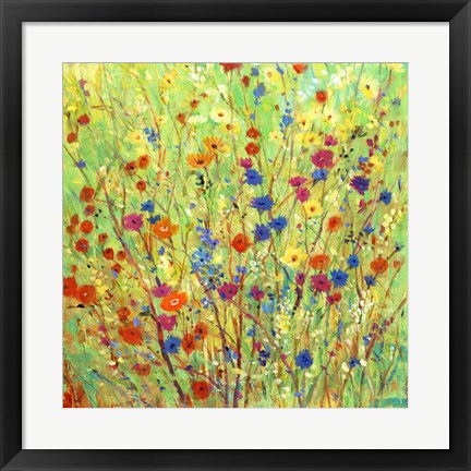 Framed Wildflower Patch II Print