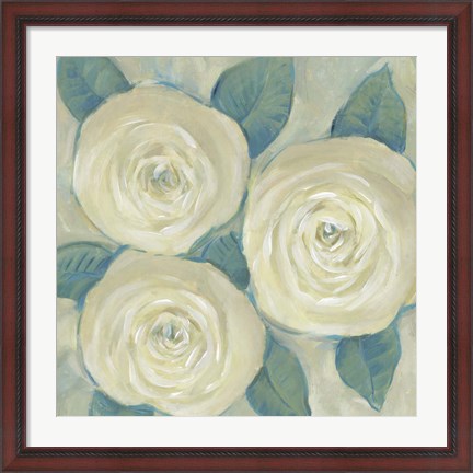 Framed Roses in Bloom I Print