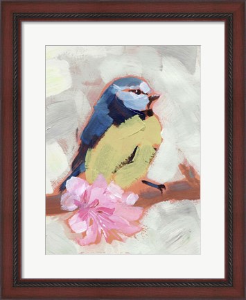 Framed Painted Songbird II Print