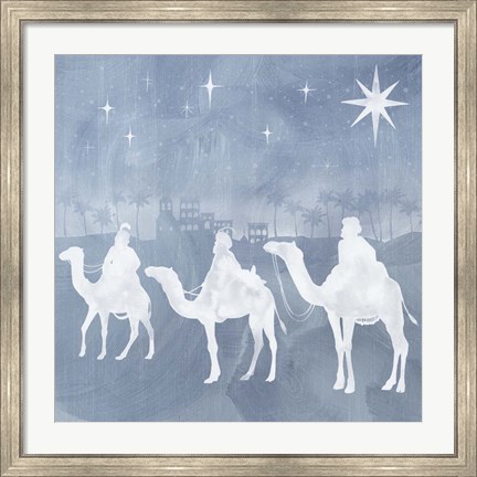 Framed Star of Bethlehem II Print