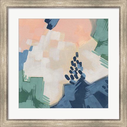 Framed Pixel Data II Print