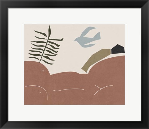 Framed Other Land I Print