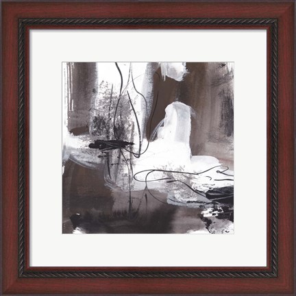 Framed Lakeside Birch II Print