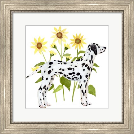 Framed Garden Trot I Print