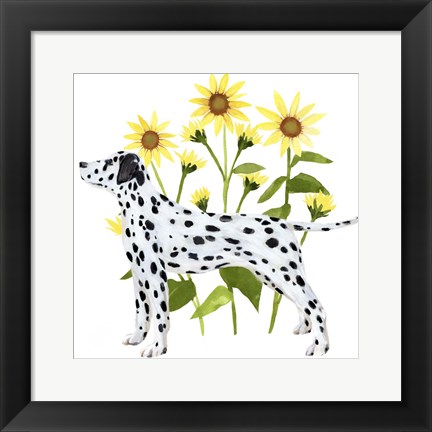 Framed Garden Trot II Print